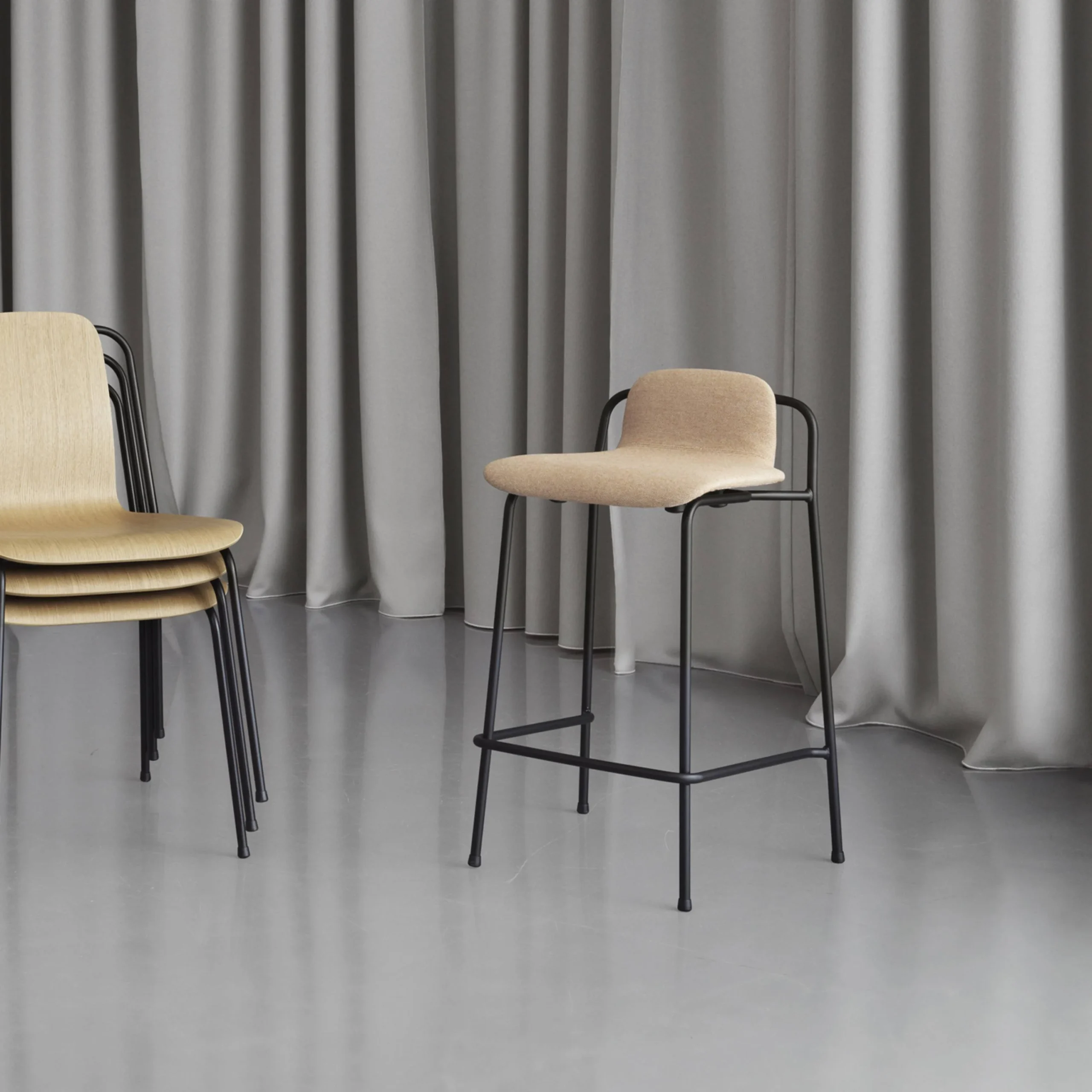 Studio Barstool, Steel 65 Cm - Image 3